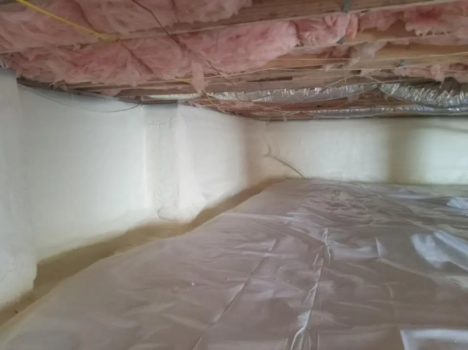 Crawl space encapsulation with closed-cell spray foam for Roof Maintenance in Bessemer City